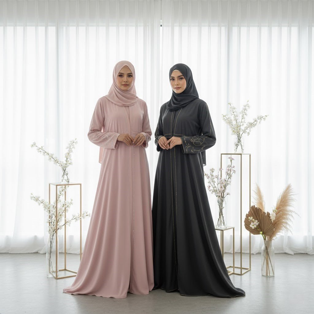 Black Abaya Collection in the UK – Timeless Elegance by Abaya Elegance - Abaya Elegance