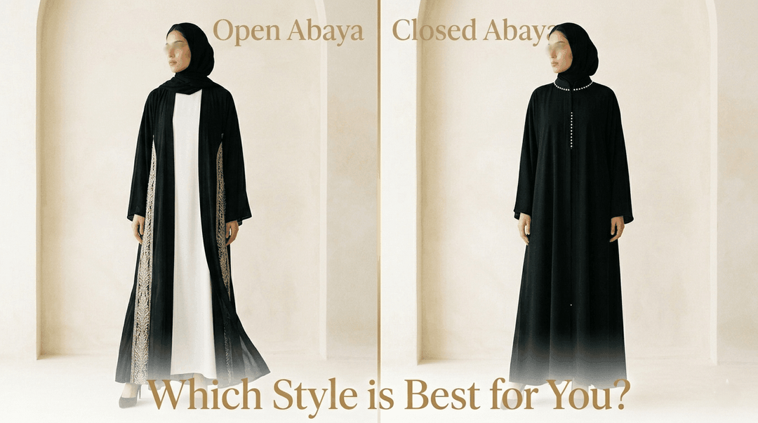 Open Abaya vs Closed Abaya: Which Style is Best for You? - Abaya Elegance