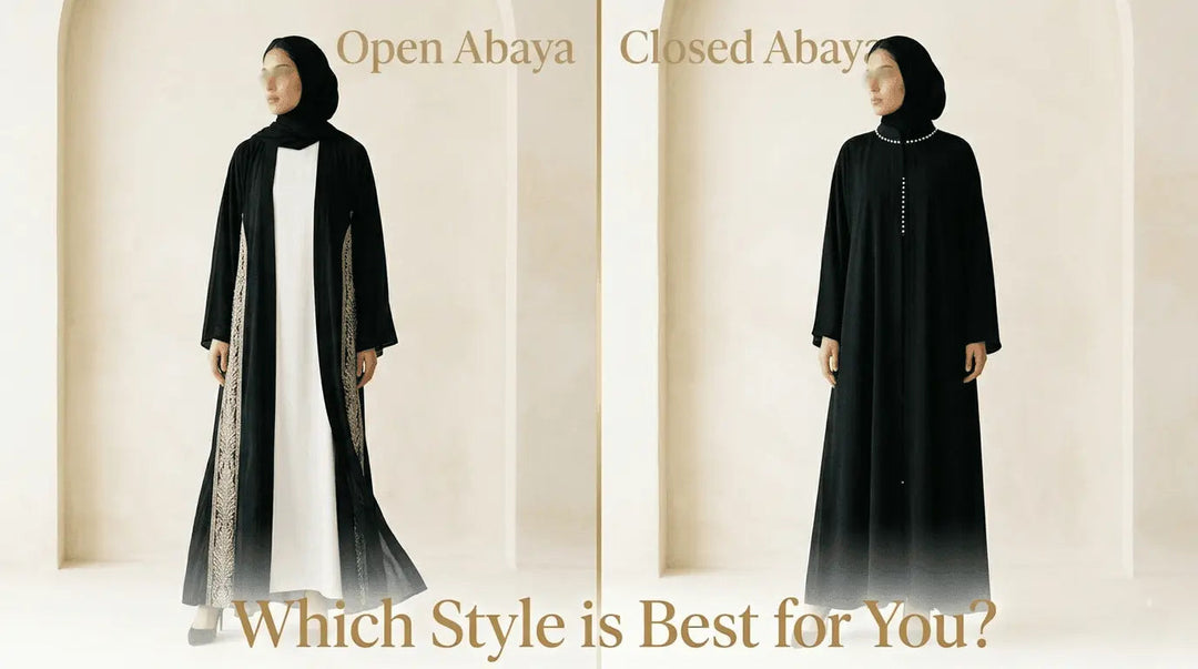 Open Abaya vs Closed Abaya: Which Style is Best for You? - Abaya Elegance