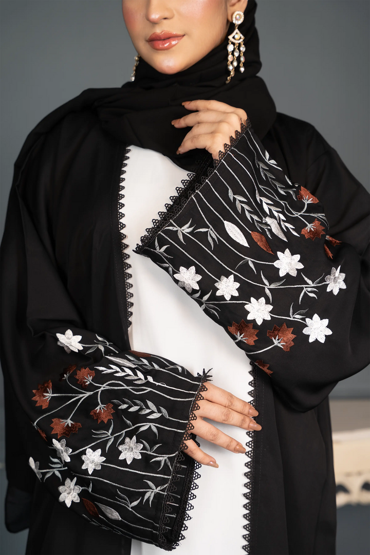 Luxury Hand Embroidery Abaya for Elegant Modest Wear including Innar Abaya Abaya Elegance