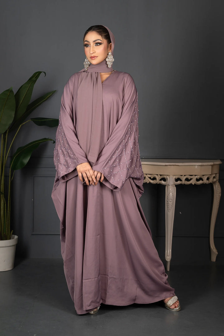 Elegant Handwork Abaya with Artisan Detailing Abaya Elegance