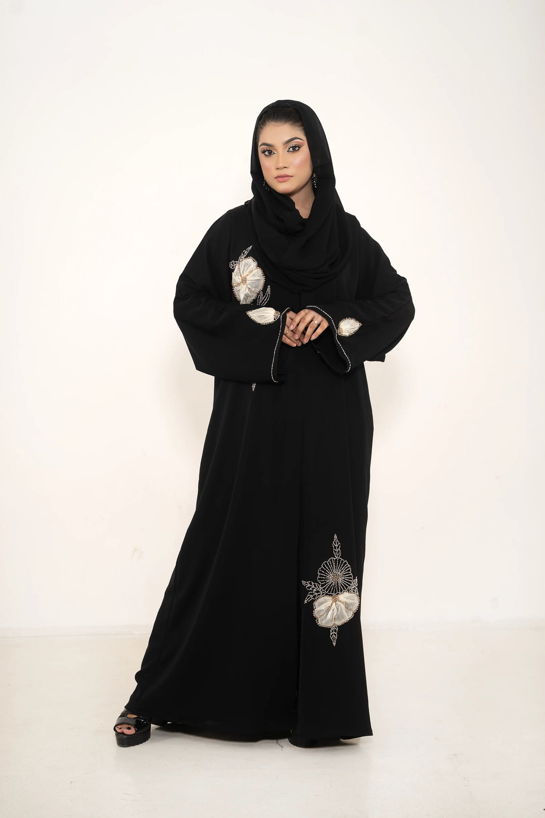 Elegant Handcrafted Black Abaya for Stylish Modest Women Abaya Elegance