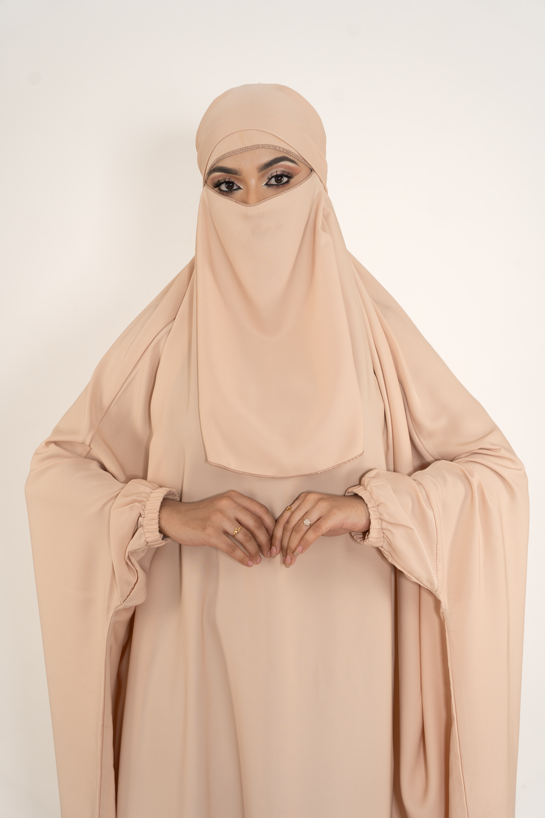 One Piece Jilbab Set with Niqab For Muslim women Abaya Elegance