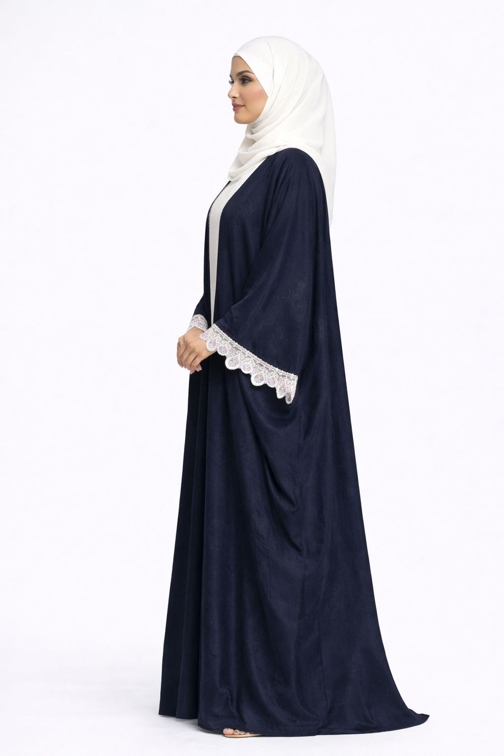 Designer Floral Kaftan Abaya for Special Occasions - Abaya Elegance