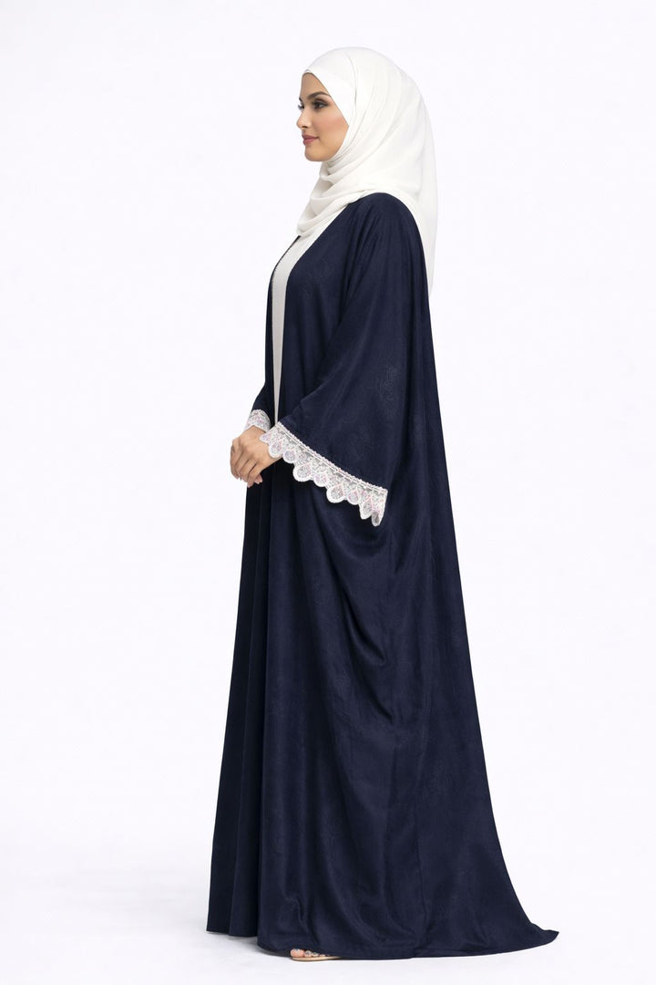 Designer Floral Kaftan Abaya for Special Occasions - Abaya Elegance