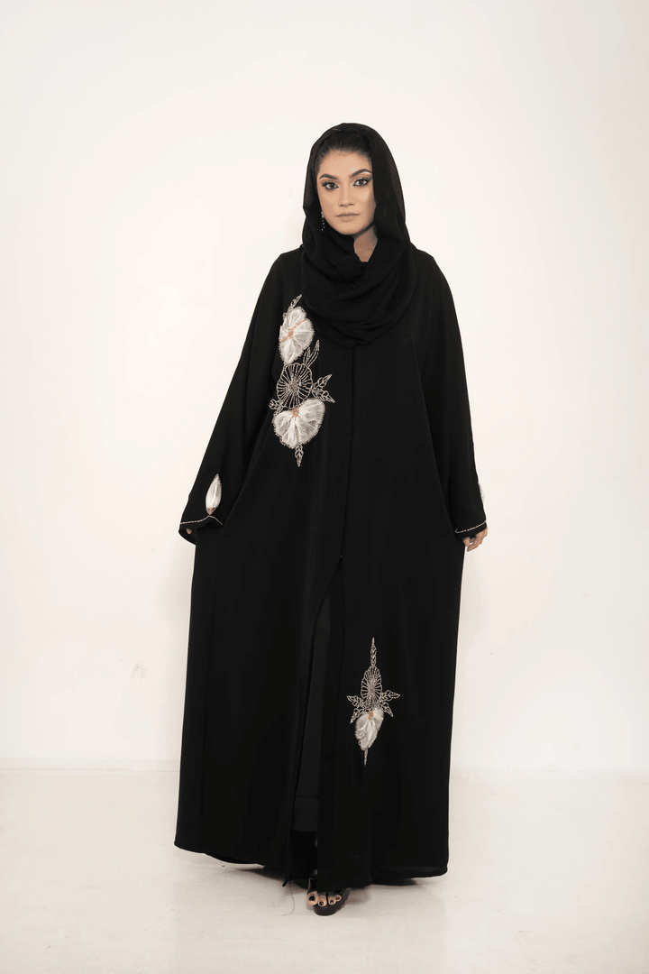 Elegant Handcrafted Black Abaya for Stylish Modest Women - Abaya Elegance