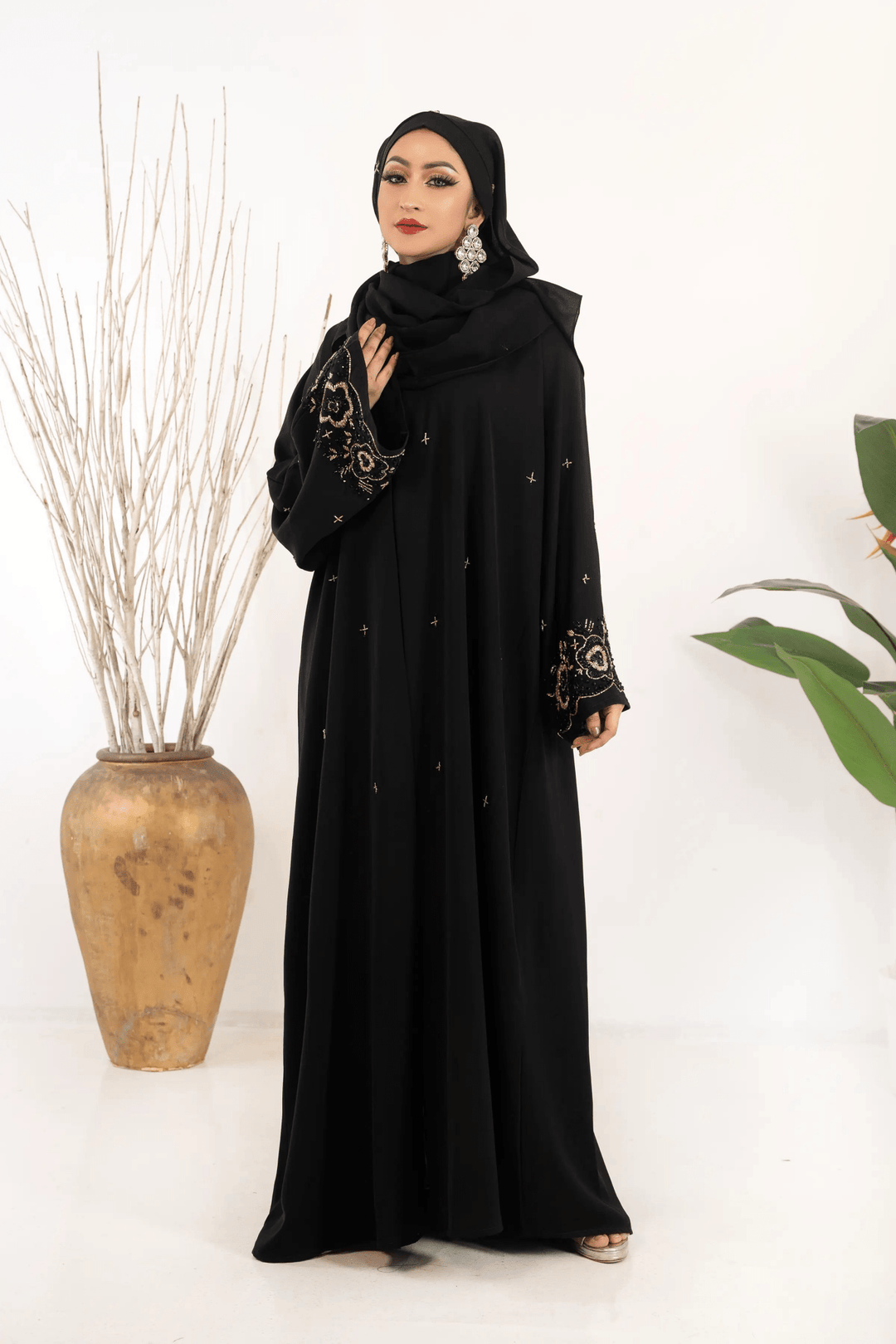 Luxury Dubai Handicraft Abaya for Women – Elegant Modest Wear - Abaya Elegance
