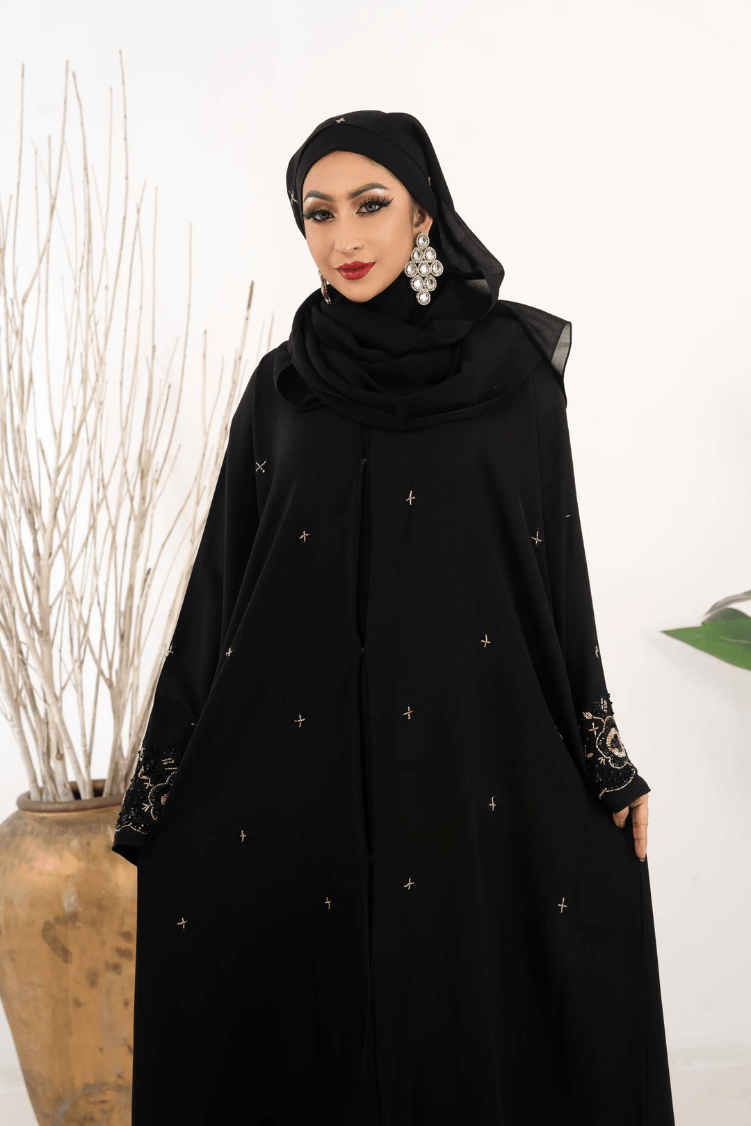 Luxury Dubai Handicraft Abaya for Women – Elegant Modest Wear - Abaya Elegance