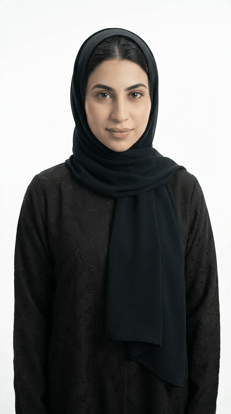 Midnight Drape Abaya - Abaya Elegance