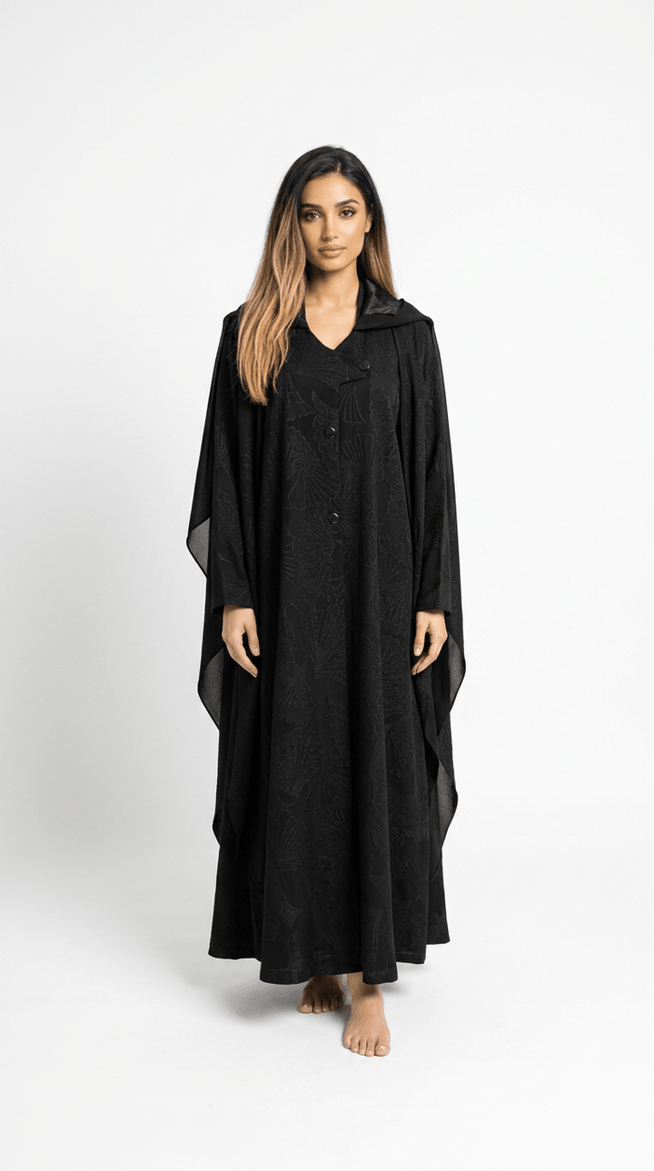 Midnight Drape Abaya - Abaya Elegance