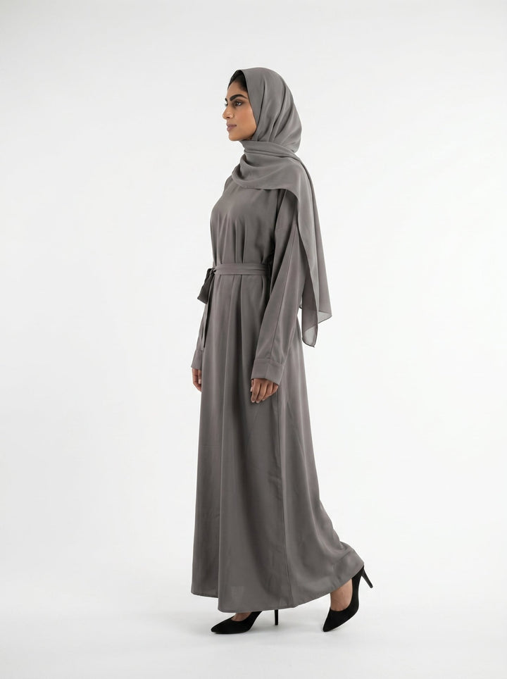 Minimal Grace Abaya with Pocket - Abaya Elegance