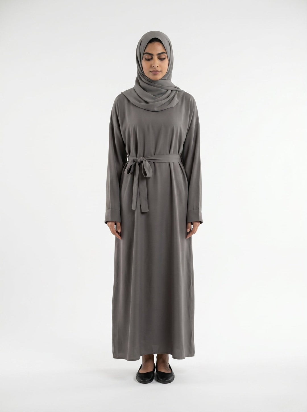 Minimal Grace Abaya with Pocket - Abaya Elegance