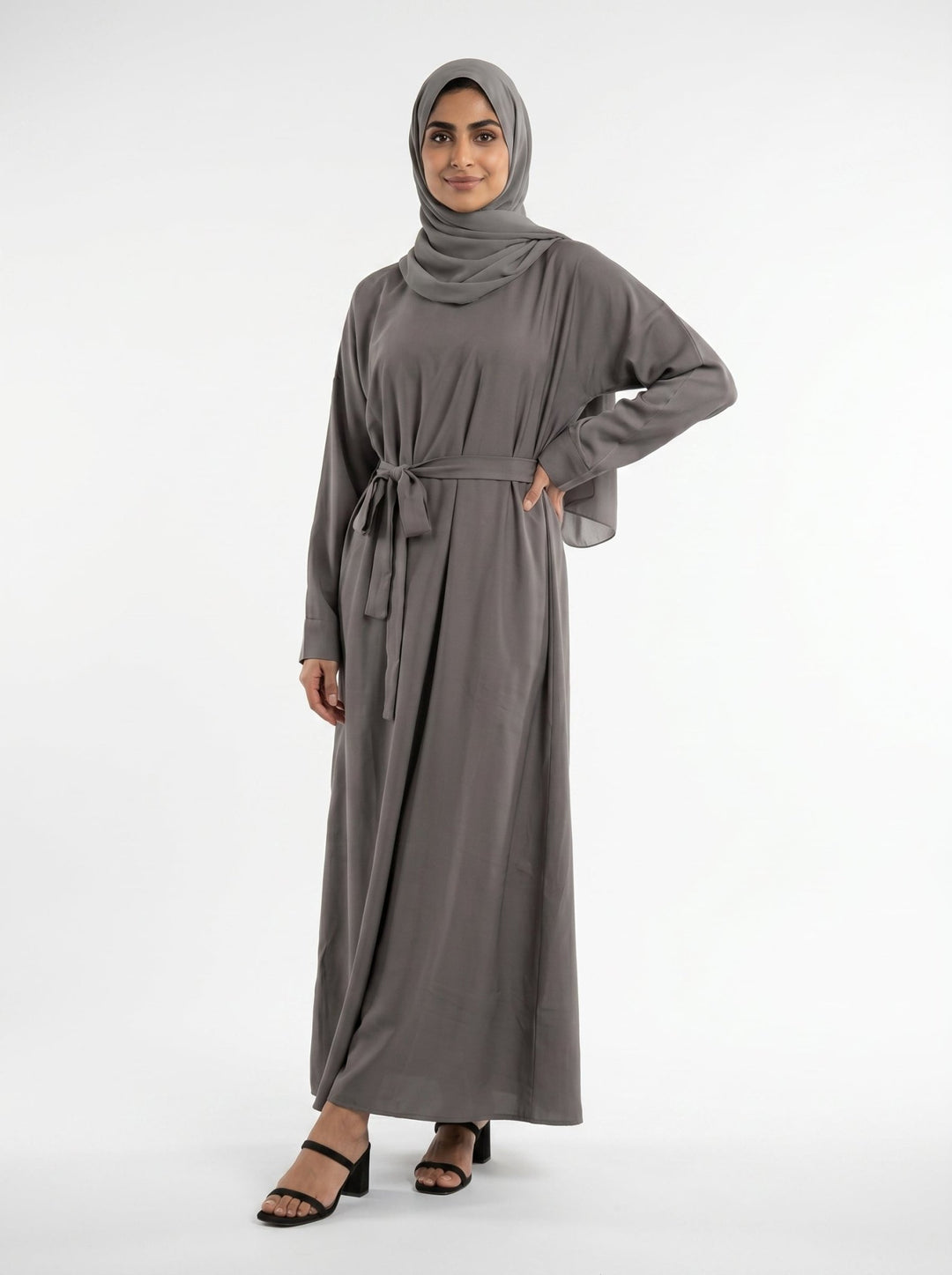 Minimal Grace Abaya with Pocket - Abaya Elegance