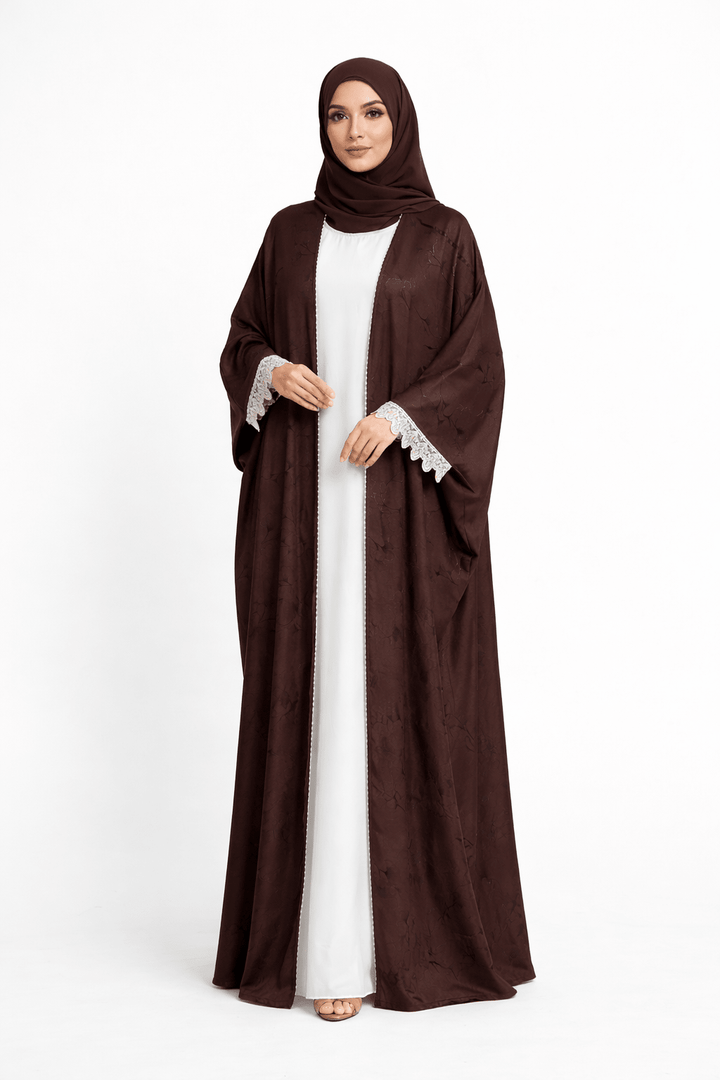 Mocha Grace Signature Abaya - Abaya Elegance