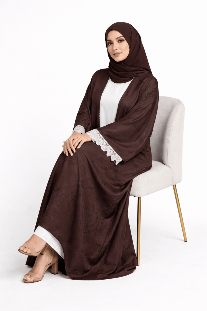 Mocha Grace Signature Abaya - Abaya Elegance