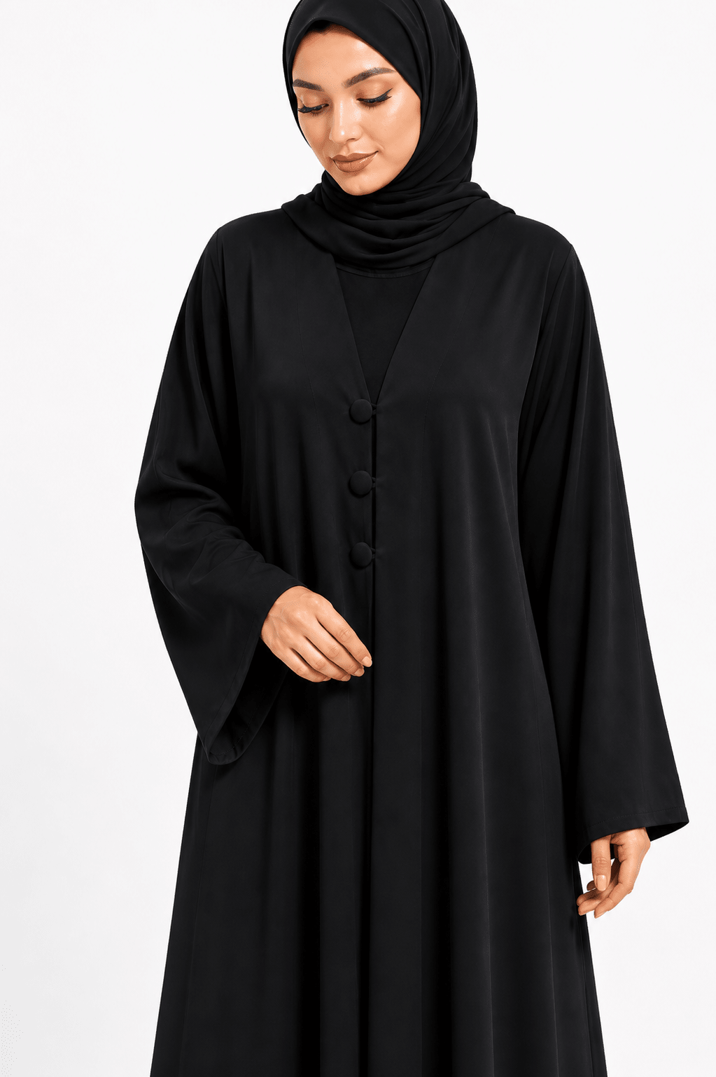 Modern Casual Abaya – Minimalist Modest Wear - Abaya Elegance