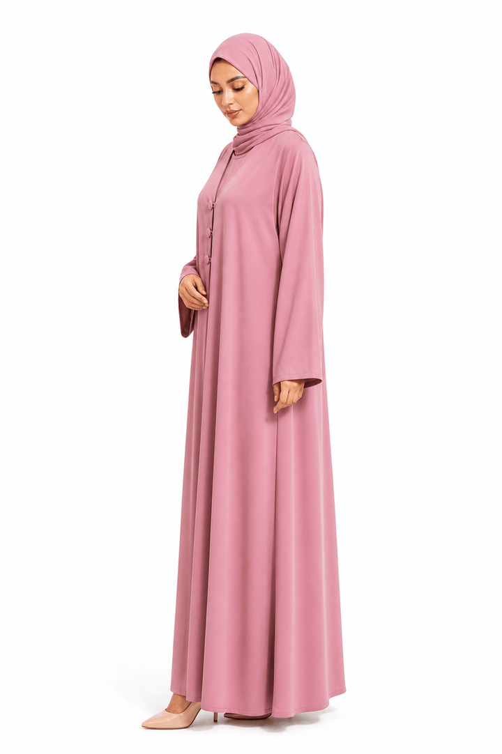 Modern Casual Abaya – Minimalist Modest Wear - Abaya Elegance