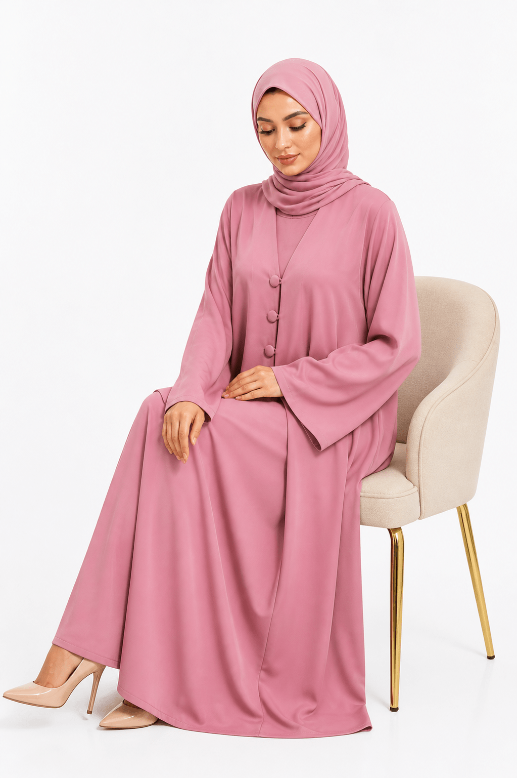 Modern Casual Abaya – Minimalist Modest Wear - Abaya Elegance