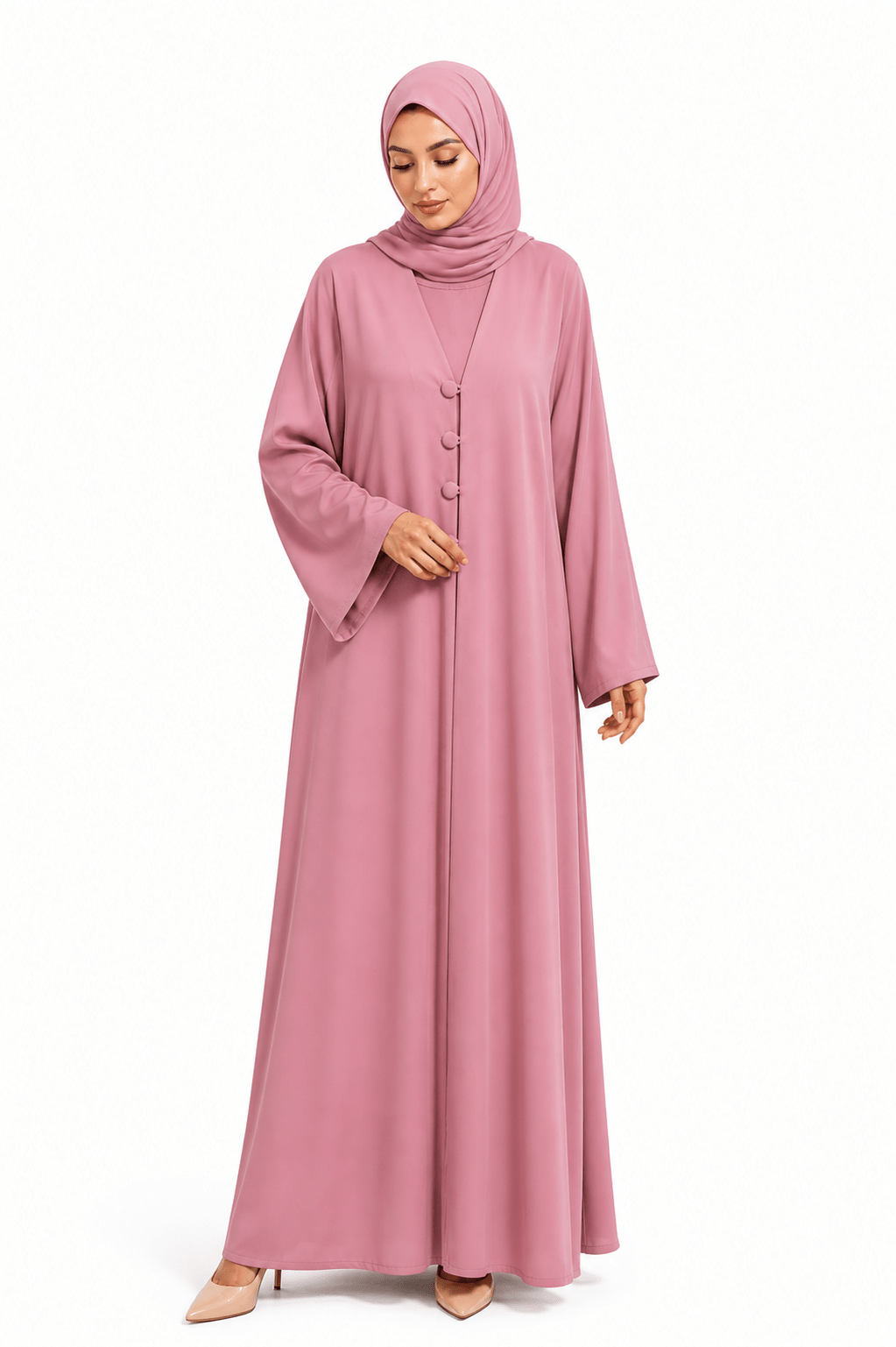 Modern Casual Abaya – Minimalist Modest Wear - Abaya Elegance