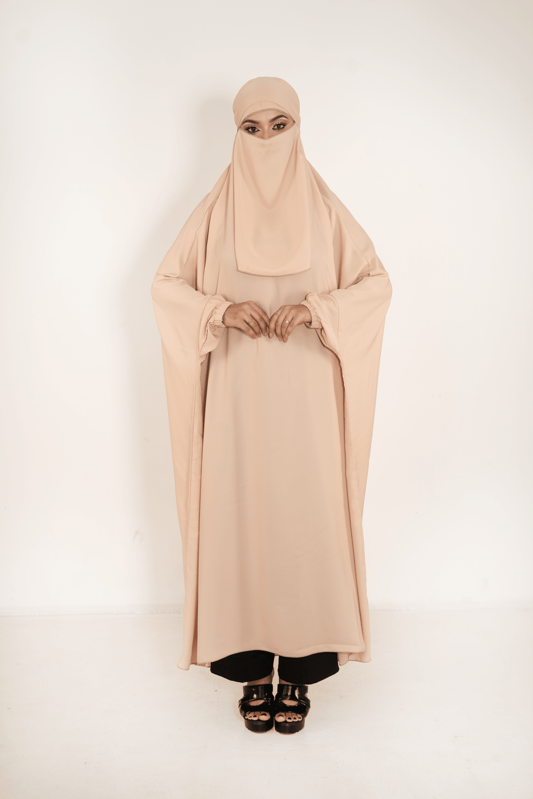 One Piece Jilbab Set with Niqab For Muslim women - Abaya Elegance