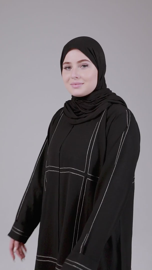 Front Open Abaya Elegance