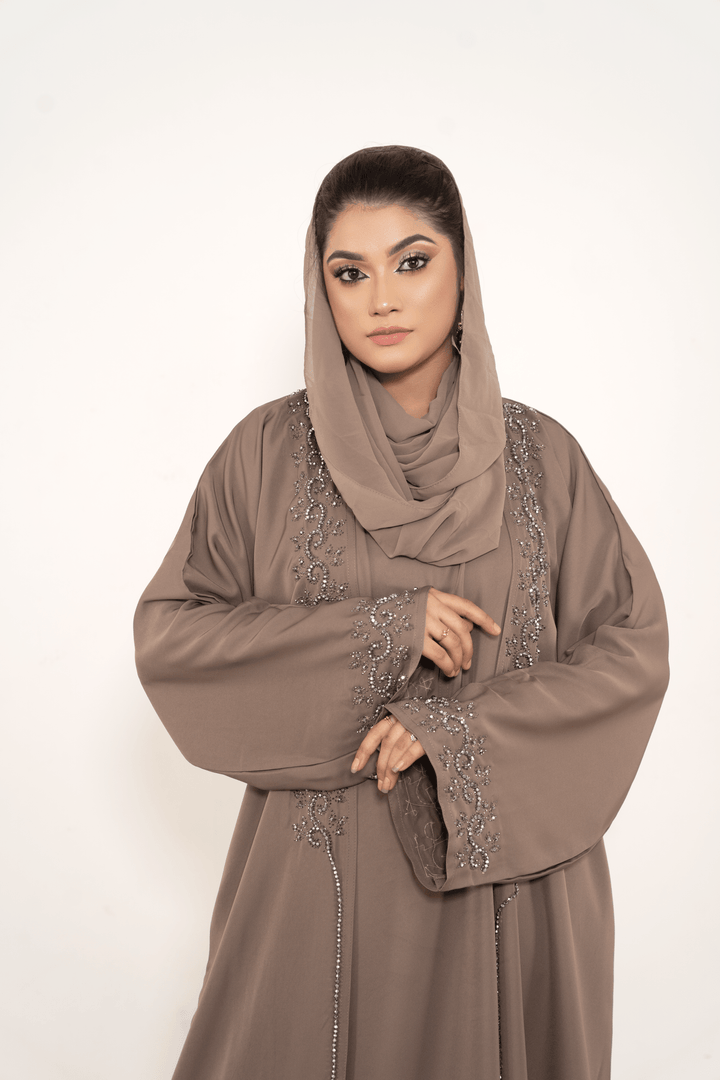 Stylish Handicrafts with Stonework Abaya Including inner for Modern Women - Abaya Elegance