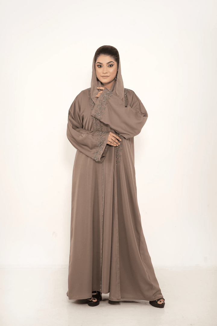Stylish Handicrafts with Stonework Abaya Including inner for Modern Women - Abaya Elegance
